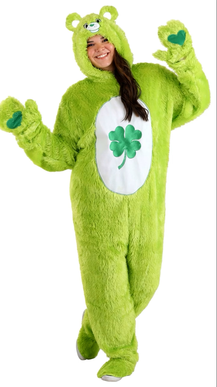 FUN6498PL Ai Care Bears Plus Size Classic Good Luck Bear Costume